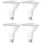Sunco Lighting 4 Pack PAR38 LED Bulb, Dusk-to-Dawn + Radar Motion, 15W=120W, 3000K Warm White, 1050 LM, Indoor/Outdoor, Photocell + Motion Sensor, Security Spotlight - UL