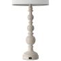 OYEARS USB Table Lamp Set 2 for Living Room Resin 27 3/4'' H Retro Table Lamp for Bedroom Vintage Table Lamp Bedside Traditional Rustic Table lamp