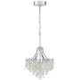 Villette Chrome Pendant Chandelier 15 3/4'' Wide Modern Crystal Cascade LED 5-Light Fixture for Dining Room House Foyer Kitchen Island Entryway Bedroom Living Room - Vienna Full Spectrum