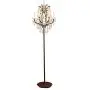 zytyeu American Country Iron Crystal Floor Lamp Retro Living Room Bedroom Dining European Style Luxury Floor Lamp