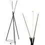 Brightech Stix LED Tripod Floor Lamp for Living Room - Dimmable Modern Standing Lamp, with 3 Lights for Bedroom - Contemporary Office Lighting- Black