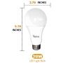 A21 3 Way Switching Led Bulbs Daylight 5000K 50/100/150W Equivalent Wattage 500/1600/2100LM 6/14/20W E26 Base Light Bulbs for Living Room and Kithchen 2 Packs Youtime