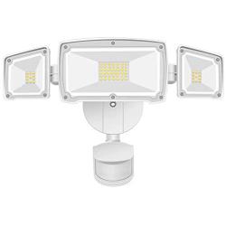 LED Security Lights, ZHUPIG 4000LM Super Bright Motion Sensor Outdoor Light with Dusk to Dawn, 42W 6000K IP65 Waterproof Outdoor Flood Light with 3 Adjustable Heads and ETL Certified (Upgraded)