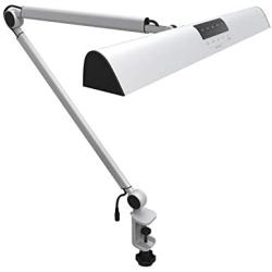 YBINGA Desk Lamp, A509 Desk Lamp LED Light Swing Arm Architect Clamp Touch Table Lamp for Reading Working Silver 2 Lighting Modes,4-Level Dimmable,Silver,6-10W for Bedrooms Living Room (Size : 6-10W)