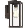 Odeums Outdoor Wall Lantern, Exterior Wall Mount Lights, Outdoor Wall Sconces, Wall Lighting Fixture in Oil Rubbed Finish with Clear Glass (Oil Rubbed Bronze-Wall Light, 1 Pack)