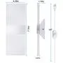 KOMINT Wall Sconce Plug in, Dimmable Wall Sconces 15W 3000K Warm White Wall Sconce Lighting with 6FT Plug in Cord and a Dimmable On/Off Switch on The Cord KOMINT Wall Sconce Plug in, Dimmable Wall Sconces 15W 3000K Warm White Wall Sconce Lighting with 6FT Plug in Cord and a Dimmable On/Off Switch on The Cord