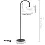 Lightdot LED Floor Lamp for Bedroom, Bright 4000K Standing Lamp for Living Room, Tall Pole Light for Reading & Offices