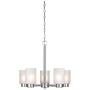 Westinghouse Lighting 6227400 Sylvestre Five-Light Interior Chandelier, Brushed Nickel Finish with Frosted Seeded Glass, 5
