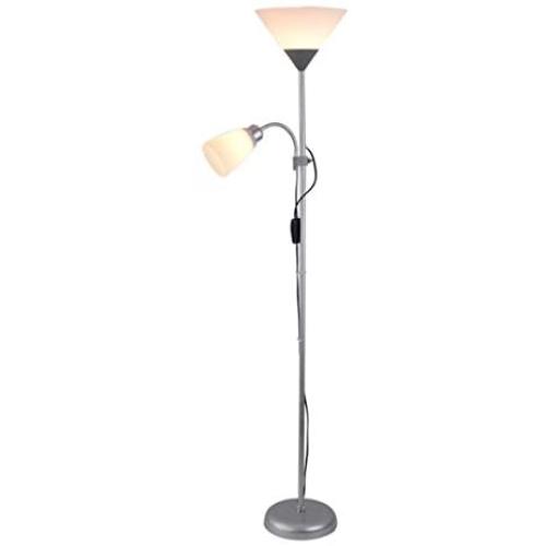 Modern Simple Floor Lamp with Side Reading Light for Living Room Standing Lamp