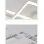 43 in LED Living Room Dining Room Flush Mount Ceiling Light Fixtures Ceiling Hanging Lighting Dimmable Remote Acrylic Chandeliers Modern Designer 3 Rectangle Hotel Lobby Kitchen Bedroom,White