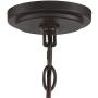 Myland Bronze Wagon Wheel Large Chandelier 36'' Wide Farmhouse 2-Tier 12-Light Fixture for Dining Room House Foyer Kitchen Island Entryway Bedroom Living Room - Franklin Iron Works