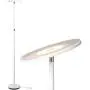 Brightech Sky Flux - Bright LED Torchiere Floor Lamp, for Your Living Room and Office - Halogen Lamp Alternative with 3 Light Options Incl. Daylight - Dimmable Modern Uplight - White