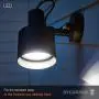 SYLVANIA Ultra LED Night Chaser, PAR38, 250W Equivalent, 2650 Lumen, Replacement for Halogen Flood Spot Light, Medium Base E26, Dimmable, 5000K Daylight