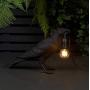 Crow Table Lamp,Bird Table Lamps Artificial Bird Shaped Table Lamp Bedroom Resin Crow Desk Lamp Bedside Light for Bedroom,Bedside,Living Room,Corridor (Black)