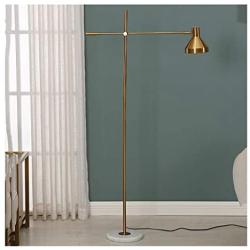 Light Floor Lamp Reading Lamp Adjustable Angle Living Room Sofa Reading Lamp Bedroom Brass Long Arm Vertical Remote Dimming LED Tall Lamps (Color : Remote Control)