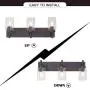 VINLUZ Vanity Bathroom Light Fixture Oil Rubbed Bronze 3 Lights Rustic Wall Sconce Lighting with Clear Glass Shade Vintage Porch Wall Lamp Bedroom Living Room