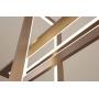 Leniure Brushed Coffee Finish Modern Square Cube LED Light Pendant Lamp Chandelier Lighting Fixture 35'' Wide 9'' Deep 21'' High, Warm White 3000K