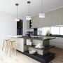 Jaycomey Glass Pendant Lighting,1-Light Chrome Crystal Ceiling Chandelier,Modern Square Ceiling Pendant Light Fixtures for Living Dining Room Bedroom Entryway