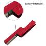 LED Patio Umbrella Clip Lights, IP44 Waterproof Battery Powered, Clip on Indoor Furniture Patio Umbrellas, Camping Tents (Red)