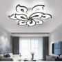 LAKIQ Modern LED Ceiling Light Flush Mount Multi Lights Acrylic Close to Ceiling Chandelier Lighting Fixture Flower Shade for Living Room Bedroom Dining Room (9 Lights, White Light) LAKIQ Modern LED Ceiling Light Flush Mount Multi Lights Acrylic Close to Ceiling Chandelier Lighting Fixture Flower Shade for Living Room Bedroom Dining Room (9 Lights, White Light)