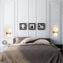 LITFAD Mid Century Modern Cream Bowl Wall Light Glass Wall Sconce Lighting Creative LED Wall Lamp for Living Room Bedroom Corridor Stairway LITFAD Mid Century Modern Cream Bowl Wall Light Glass Wall Sconce Lighting Creative LED Wall Lamp for Living Room Bedroom Corridor Stairway