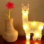 STARTECO Unicorn LED Light Party Supplies Kids Llama Light Battery Operated LED Night Light Wall Living Room,Bedroom,Home, Christmas,Party as Kids Gift (Cute Llama)