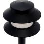 Paradise GL22627 Low Voltage Plastic 4W Path Light (Black, 12 Pack)