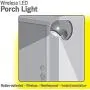 LIGHT IT! by Fulcrum 20031-101 6-LED Wireless Motion Sensor Security Porch Light, Single, Silver LIGHT IT! by Fulcrum 20031-101 6-LED Wireless Motion Sensor Security Porch Light, Single, Silver