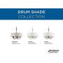 Progress Lighting P4217-20 5-Lt. Chain Hung Fixture Off-White Linen Fabric Shade,Antique Bronze