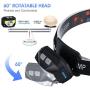 Headlamp Flashlight, MOICO 1000 Lumen Ultra-Light Bright LED Rechargeable Headlight with White Red Light, 2 Pack Waterproof Motion Sensor Head Lamp, 8 Modes for Outdoor Camping Cycling Running Fishing