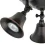 NOMA Track Lighting | Adjustable Semi-Flush-Mount Ceiling Light Fixture | Perfect for Kitchen, Hallway, Living Room & Bedroom | Bronze, 3-Light NOMA Track Lighting | Adjustable Semi-Flush-Mount Ceiling Light Fixture | Perfect for Kitchen, Hallway, Living Room & Bedroom | Bronze, 3-Light