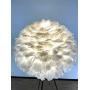 Feather Tripod Floor Lamp – Feather Floor lamp with White Feather, Modern Light for Bedrooms/Living Room/Dining Room/Kitchen