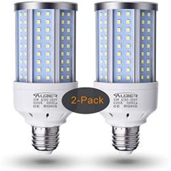 Auzer 30W (200W Equivalent), Daylight, E26 Standard Base, LED Corn Light Bulb | 2-Pack