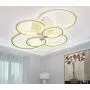 Ceiling Light Fixture, Flush Mount Lights Chandelier LED 6 Lights Contemporary Dimmable Lights Ceiling Lighting for Living Room Dining Bedroom Office Lights Fixtures Ceiling (6 Lights)