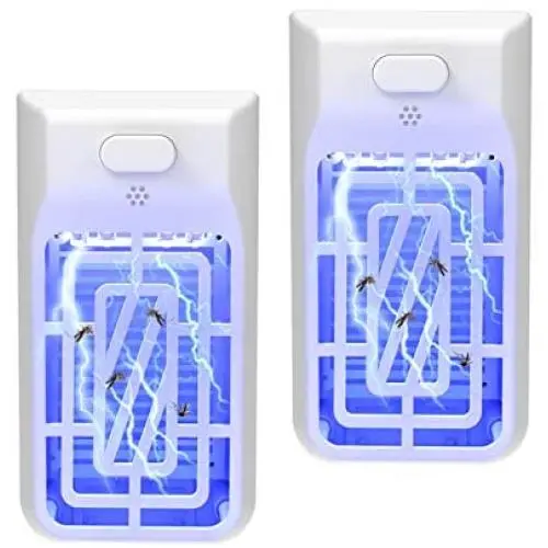 COKIT Bug Zapper, Electric Mosquito Killer Plug-in Fly Insect Trap, Mosquito Trap with Electronic UV Lamp for Bedroom, Kitchen, Office (2 Pack) COKIT Bug Zapper, Electric Mosquito Killer Plug-in Fly Insect Trap, Mosquito Trap with Electronic UV Lamp for Bedroom, Kitchen, Office (2 Pack)
