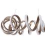 JONATHAN Y JYL7208A Cursive 24'' Adjustable Spiral Integrated LED Metal Chandelier Ceiling Light Modern,Contemporary Dimmable, for Dining Room, Foyer, Bedroom, Coffee