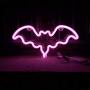 Pink Bat Led Neon Light Art Decorative Novelty Neon Sign Wall Decor for Christmas Party Children’s Room Living Room Bar Hotel Decoration