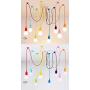 Foicags Chandelier Colorful 8 Lights E27 Pendant Lighting Ceiling Spider Light Pendant Light，dining Room Lighting Fixtures Hanging Decoration Childrens Room Illumination Bedroom Fixtures Decoration