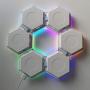 Hexagon Wall Light with Remote Control,Smart Modular Touch-Sensitive LED Light Wall Panels RGB Colorful Night Light DIY Geometry Splicing Hex Light for Bedroom Living Room Hallway Party Decor,6 Pack