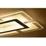 LITFAD Rectangular LED Flush Light Minimalist Acrylic Ultrathin Ceiling Lamp 35.5'' Length, Modern Pandent Light for Dinning Room Bedroom Living Room, Warm Light