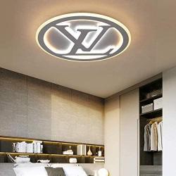 Ceiling Light XINDAR Modern LED Ceiling Lights Acrylic Creative Ceiling Lamp Letter Shaped Flush Mount Light Fixture for Living Room Dining Room Bedroom - 19.5'', Warm