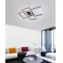 Jaycomey Modern Ceiling Light,112W LED Chandelier Flush Mount Ceiling Light,2+2 Squares Acrylic Ceiling Lamp Fixture for Living Room Dining Room Bedroom,Cool White 6000K