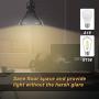 QITIM Plug in Pendant Light Indoor, Brushed Nickel Finish Modern Metal Hanging Lamp for Kitchen, Living Room, Bedroom, 15FT Clear Cord with On/Off Switch, E26 Socket, 2 Pack