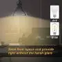 QITIM Plug in Pendant Light Indoor, Brushed Nickel Finish Modern Metal Hanging Lamp for Kitchen, Living Room, Bedroom, 15FT Clear Cord with On/Off Switch, E26 Socket, 2 Pack