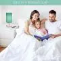 Modern Teal Aqua Small Table Lamp w USB Quick Charging Port, Great for LED Bedside, Desk, Bedroom, and Nightstand Lamps or Other Table Lights, Buy 2 or More for 5% Checkout Discount