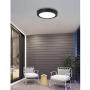 Jaycomey 24W Round Super Bright LED Flush Mounted Ceiling Light Fixtures,Surface Mounted Ceiling Light for Bathroom Balcony Garage Dining Room Kitchen,Non-Dimmable,Cool White,11.8 Inches