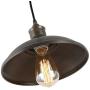 Giluta Industrial Barn Pendant Lighting Rustic Vintage Ceiling Hanging Light Fixture Indoor Antique Edison Lighting for Kitchen Dining Room Farmhouse 9.75''D x 6''H…