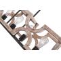 Farmhouse Chandelier, Wooden Iron Kicthen Island Light, 5-Light Wood Pendant Light for Dining Room, Foyer, Restaurant - Burlywood