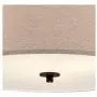 La Pointe Oil Rubbed Bronze Drum Pendant Chandelier 19 1/2'' Wide Oatmeal Linen Shade Fixture for Dining Room House Foyer Kitchen Island Entryway Bedroom Living Room - Franklin Iron Works