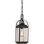 Westinghouse Lighting 6339400 Grandview One-Light Outdoor Pendant, Oil Rubbed Bronze Finish with Highlights and Clear Seeded Glass